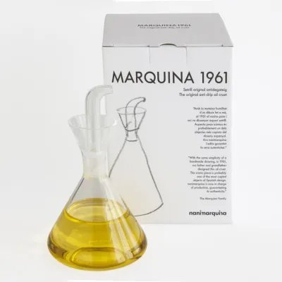 Non-drip oil bottle Marquina box