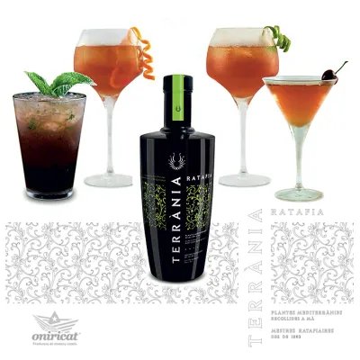 Ratafia Terrània 70 cl. en copes