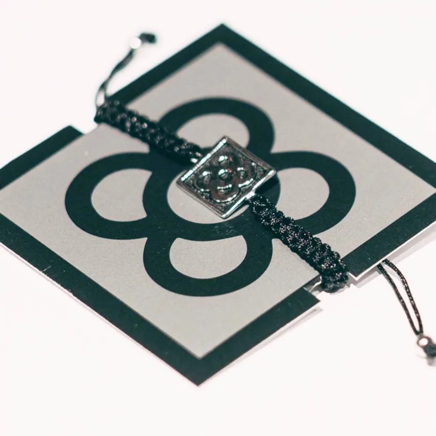 Polsera macramé Flor de Barcelona