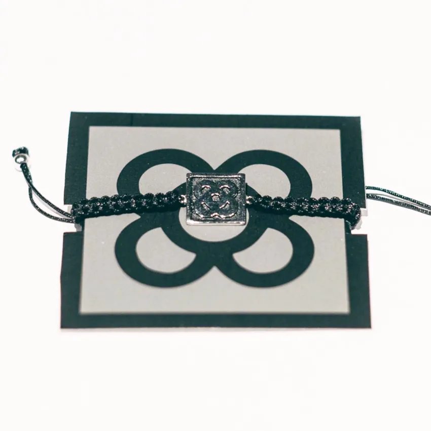 Polsera macramé Flor de Barcelona