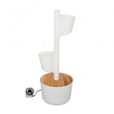 Jardí vertical Citysens blanc 2 testos vista lateral