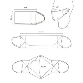 Mascareta Shhh! Psst! Grrr!