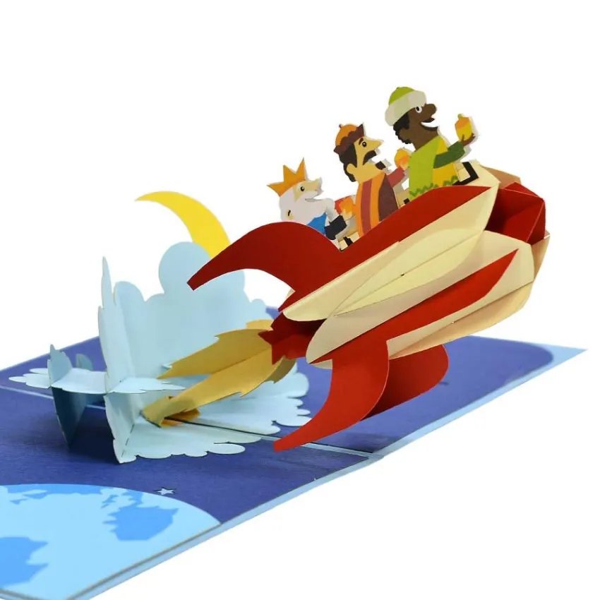 3D Christmas postcards Reis Mags en Coet