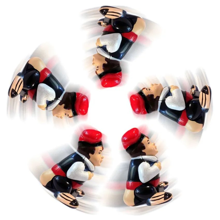 Caganer Saltimbanqui saltando