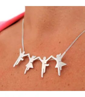 Colgante Sardana Brillante cadena de plata