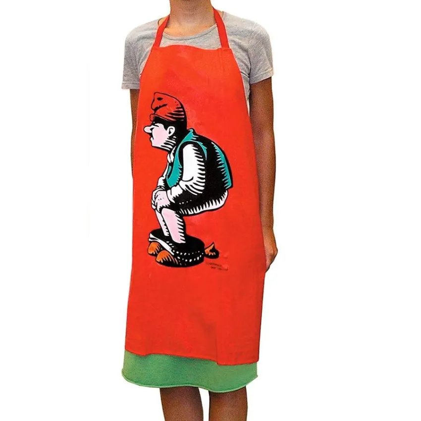 Caganer red apron model