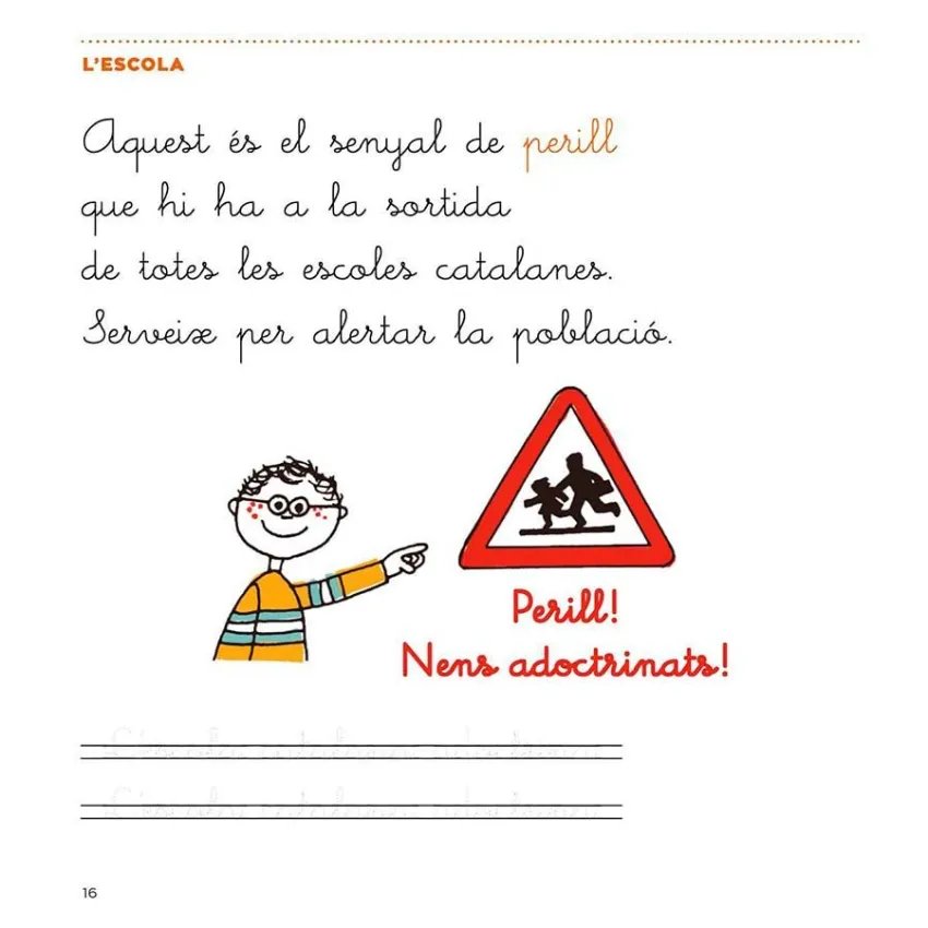 Manual d'adoctrinament de l'escola catalana