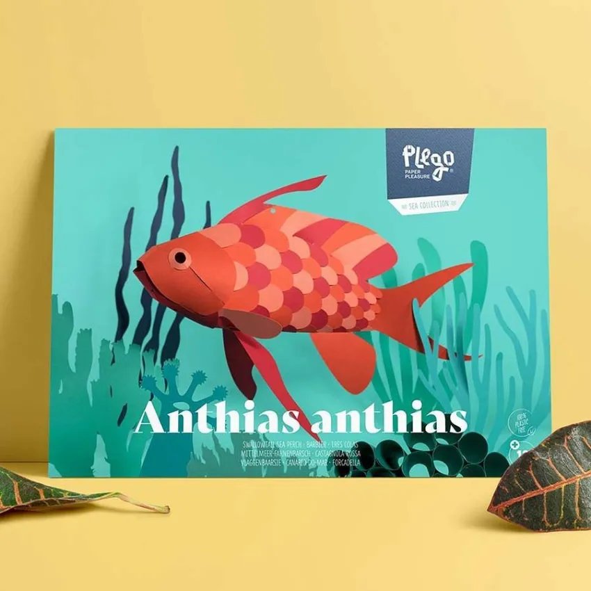 Pez Tres Colas de papel