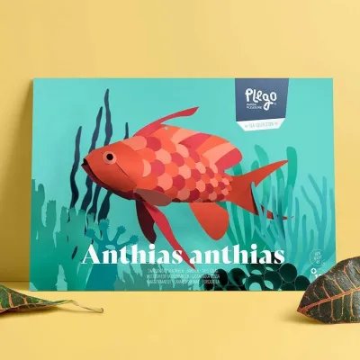 Pez Tres Colas de papel