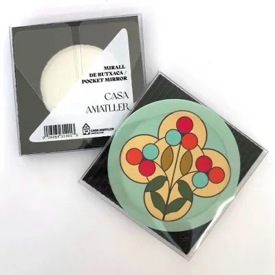 Modernist pocket mirror Casa Amatller