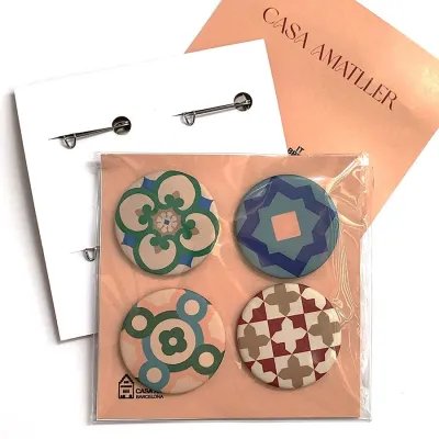 Modernist pocket mirror