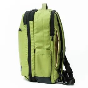 StiviBags green backpack opposite side view