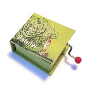 Caja de música libro con melodías catalanas tradicionales