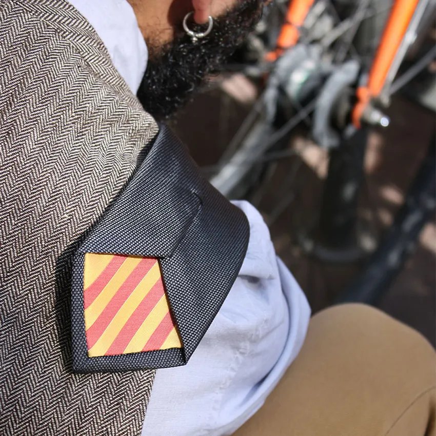 Cravate gris dos modèle