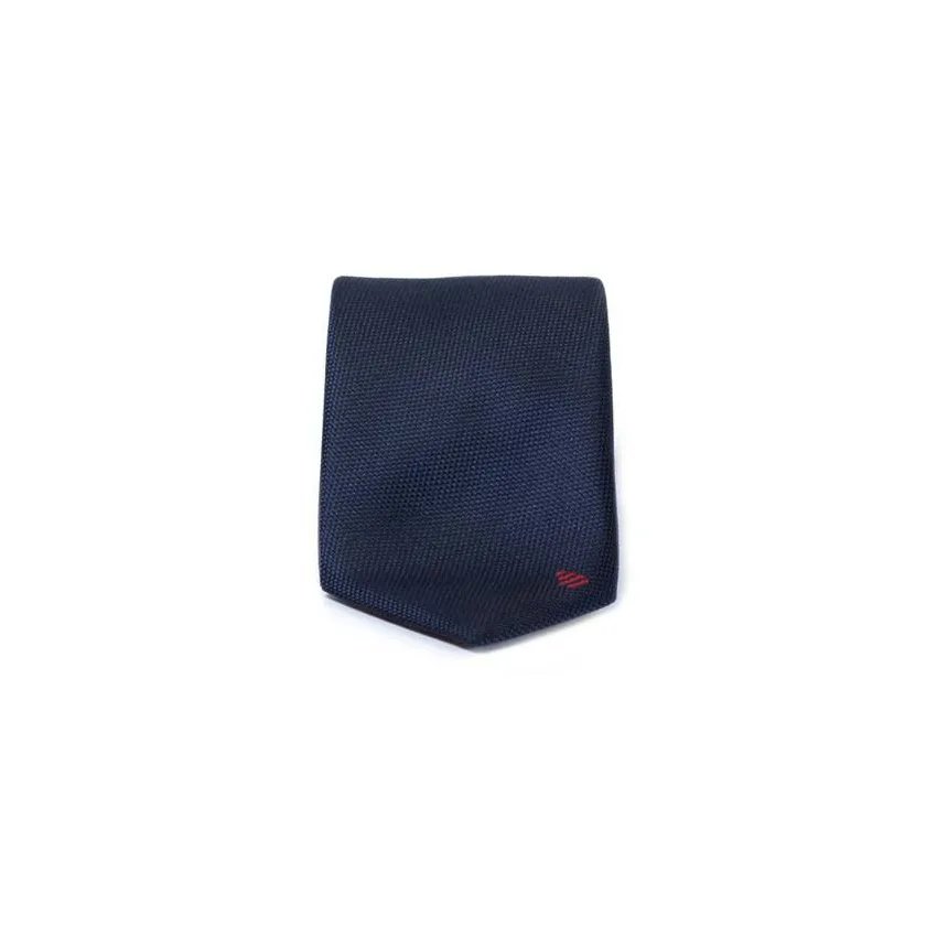 Corbata azul frontal