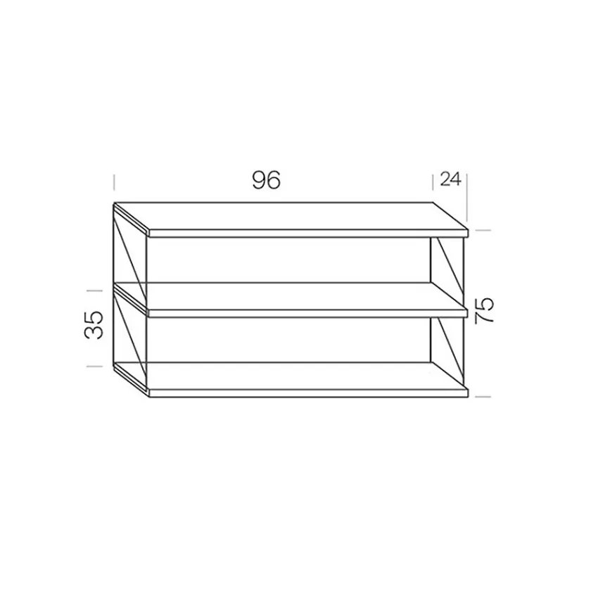 Prestatgeria Tria Wall,  una solució pràctica d'emmagatzematge.