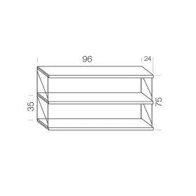 Prestatgeria Tria Wall,  una solució pràctica d'emmagatzematge.