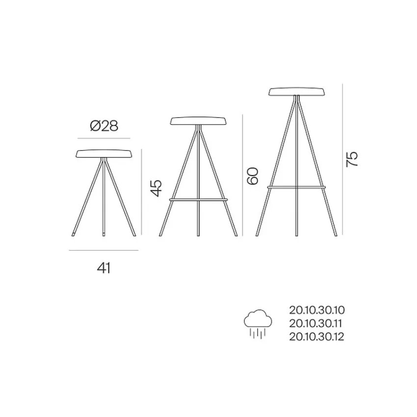 Déjate seducir por la belleza y la excelencia de los taburetes Nuta