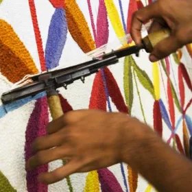 Kala rugs collection has been designed by the Nanimarquina