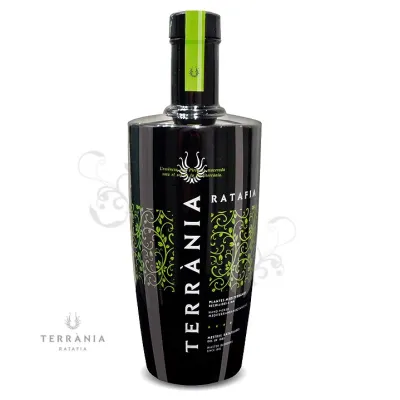 Ratafia Terrània 70 cl. vista frontal
