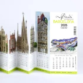 Calendari 2025 - Gaudí Barcelona