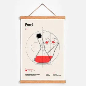 Wooden magnetic frame - Minimalist design with a retro touch