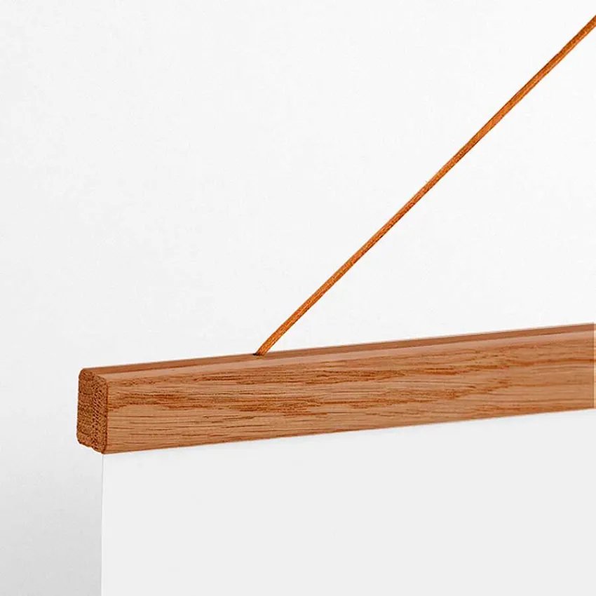 Cadre en bois magnétique - Design minimaliste avec une touche rétro