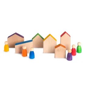 Grapat Houses and Nins Set. An invitation to imagination.