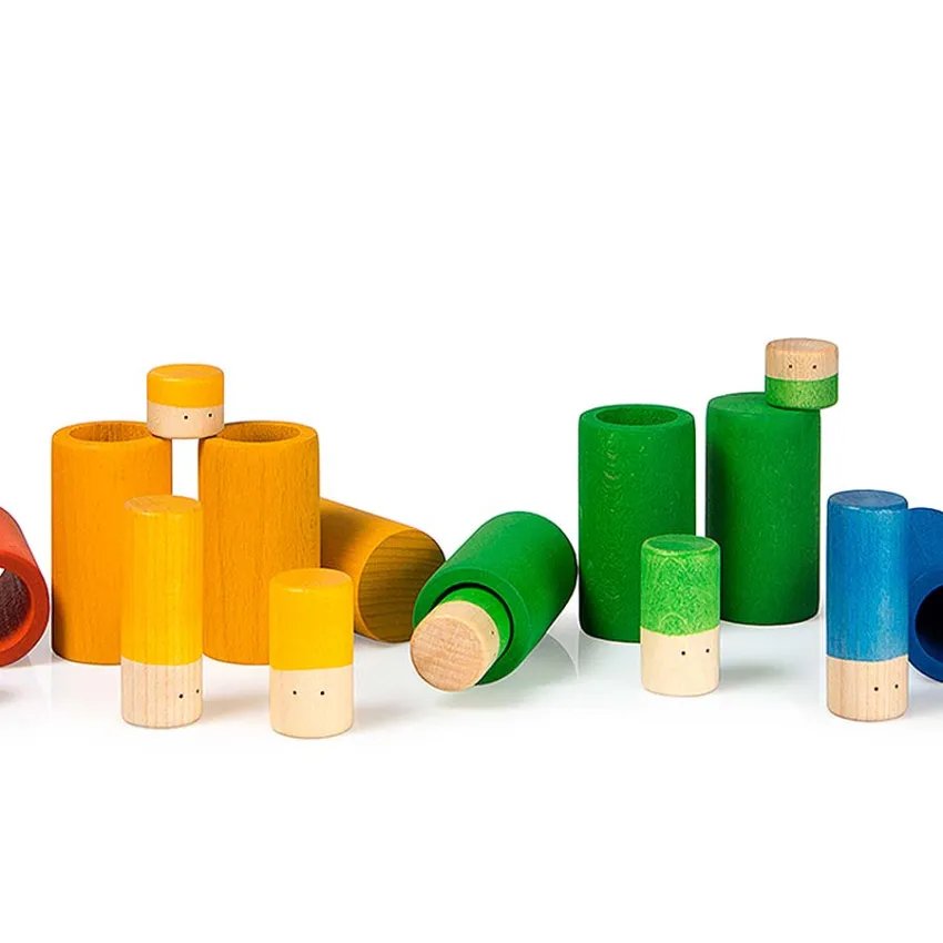 LO de Grapat: conjunto de 36 piezas en 6 colores vibrantes.