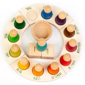 Calendario Perpetuo de Madera Grapat