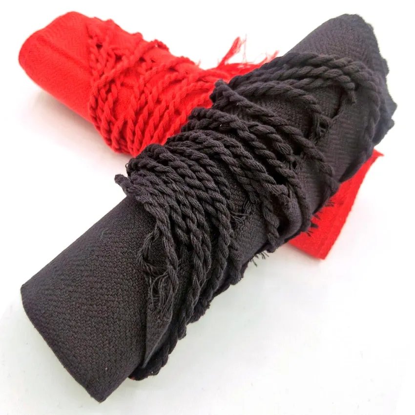 Traditional Catalan cotton sashes with fringes