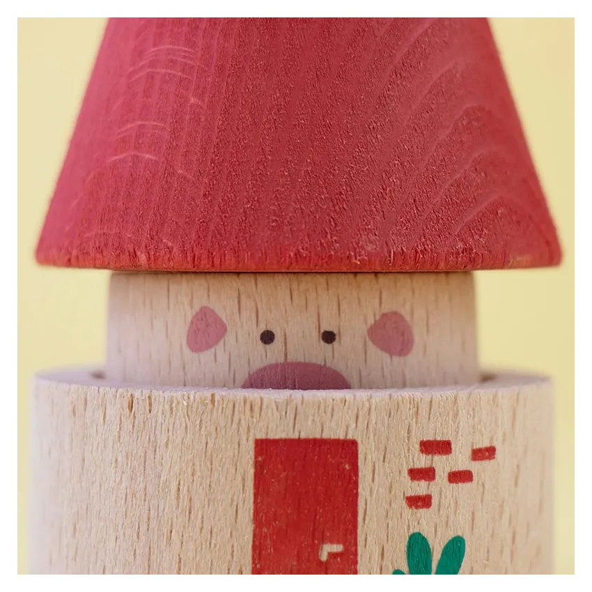 My Three Little Pigs: A Classic and Sustainable Wooden Toy for Kids