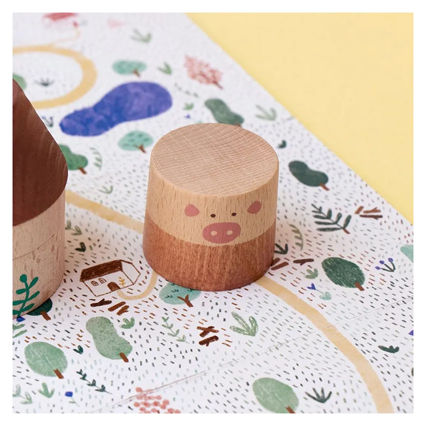 My Three Little Pigs: A Classic and Sustainable Wooden Toy for Kids