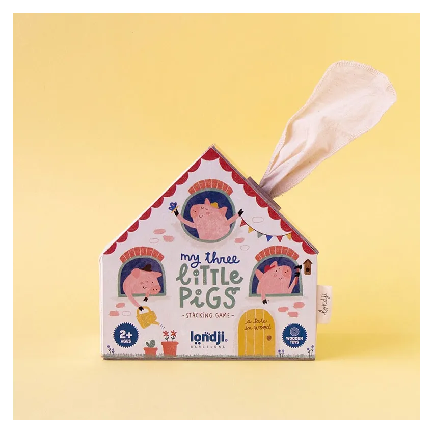 My Three Little Pigs: A Classic and Sustainable Wooden Toy for Kids