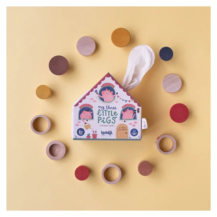 My Three Little Pigs: A Classic and Sustainable Wooden Toy for Kids