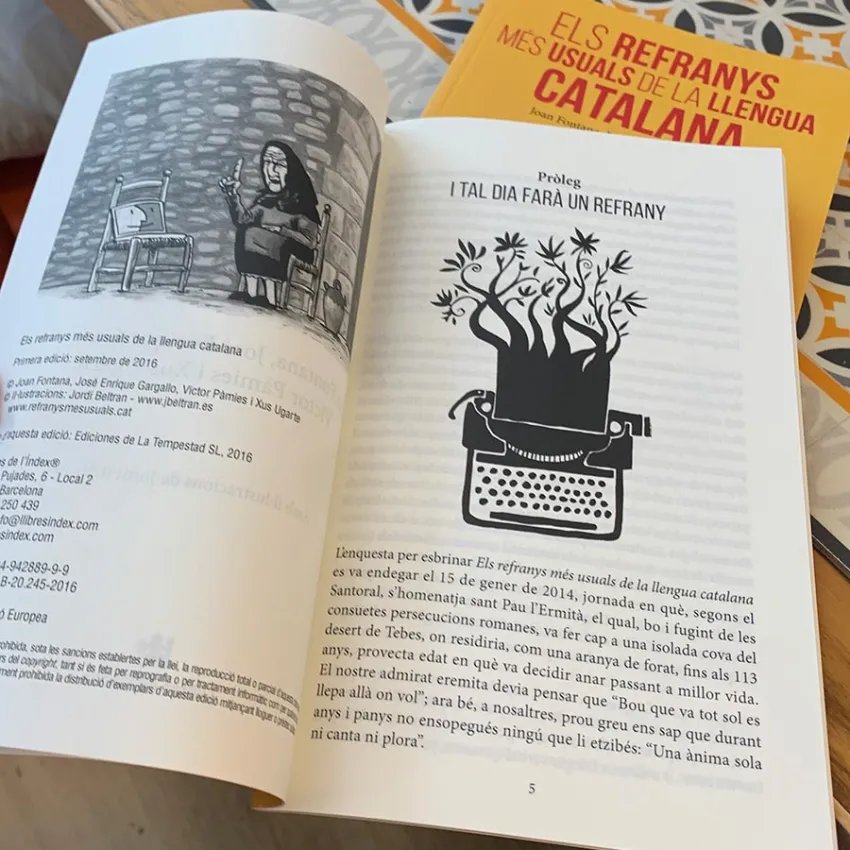 Els refranys més usuals de la llengua catalana: Una obra estructurada en 15 temes.