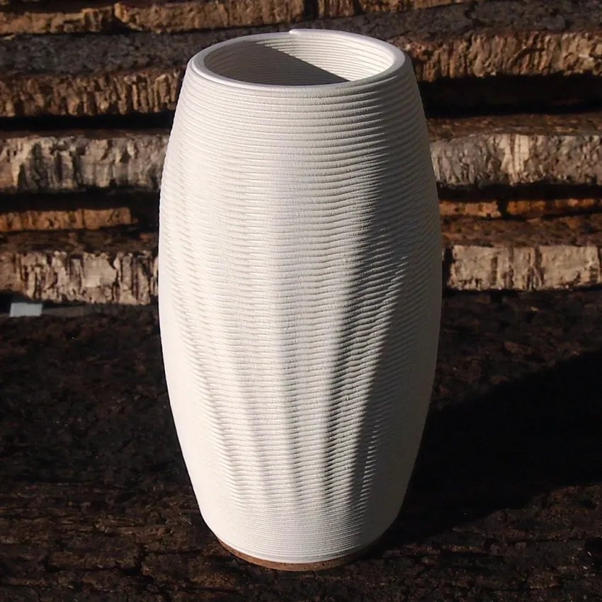 Interwoven Round Vase is a unique piece that combines algorithmic design