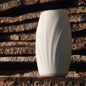 Interwoven Round Vase is a unique piece that combines algorithmic design
