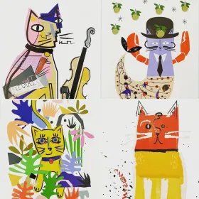 Historia del arte en 21 gatos: una forma original y divertida de aprender sobre arte.