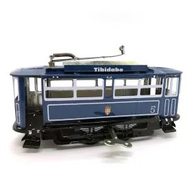 Tramvia Blau Barcelona-Tibidabo vista lateral