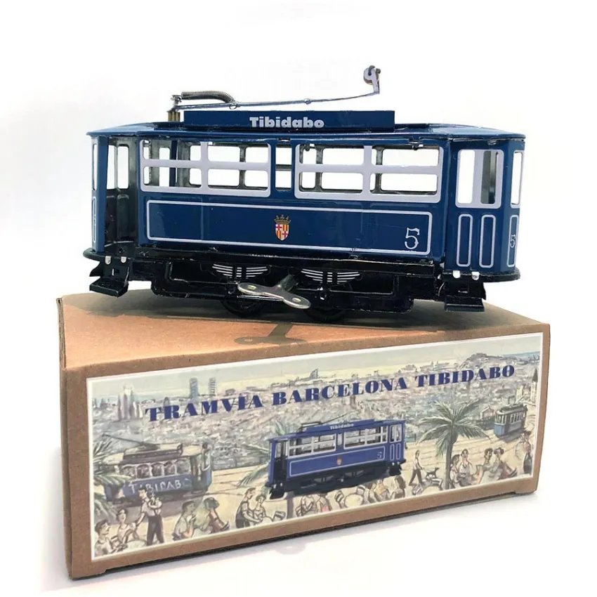 Tramvia Blau Barcelona-Tibidabo amb capsa