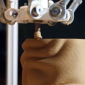 Interwoven Round Vase is a unique piece that combines algorithmic design