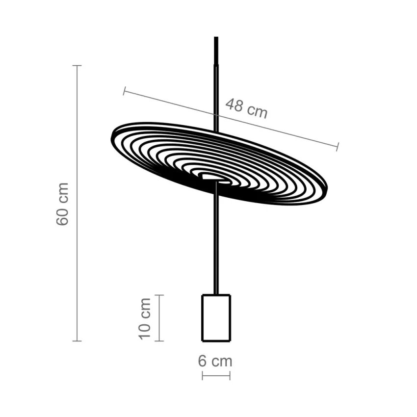 Lampe suspendue Calma: Adaptabilité et confort acoustique