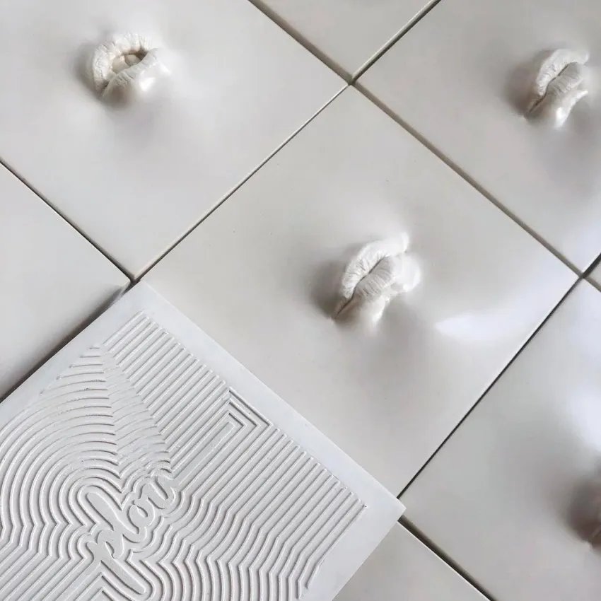 Relief Lips Tiles: The Art of Emotions