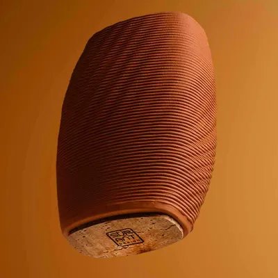 Jarrón Entrelazado rectangular