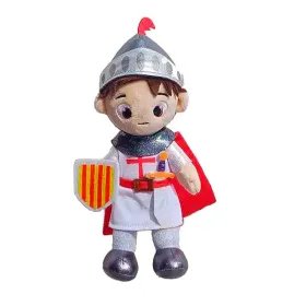 Set of 3 Sant Jordi Plush Toys – Dragon, Princess, and Knight | Unique Sant Jordi Gifts