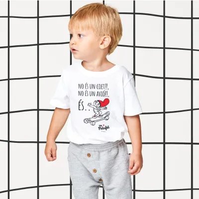 En Patufet Kids T-Shirt – Organic Cotton – Exclusive Design by Pilarín Bayés