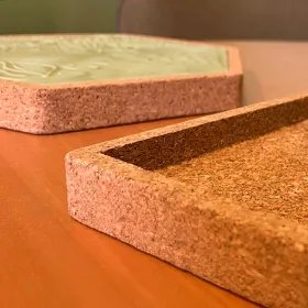 Gaudí Tile with Cork Frame – Modernist Design from Barcelona