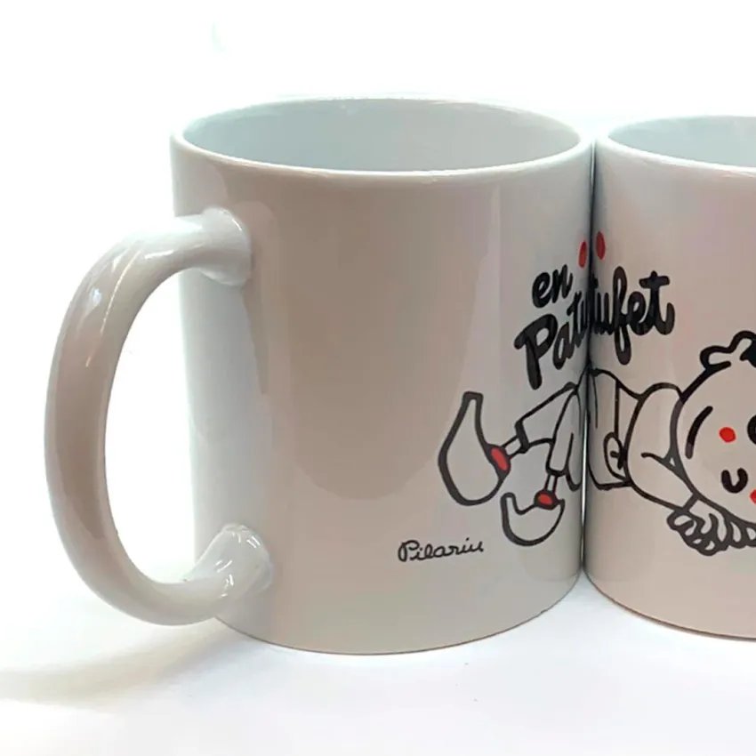 Patufet Ceramic Mug - Illustration by Pilarín Bayés