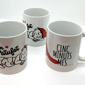 Patufet Ceramic Mug - Illustration by Pilarín Bayés